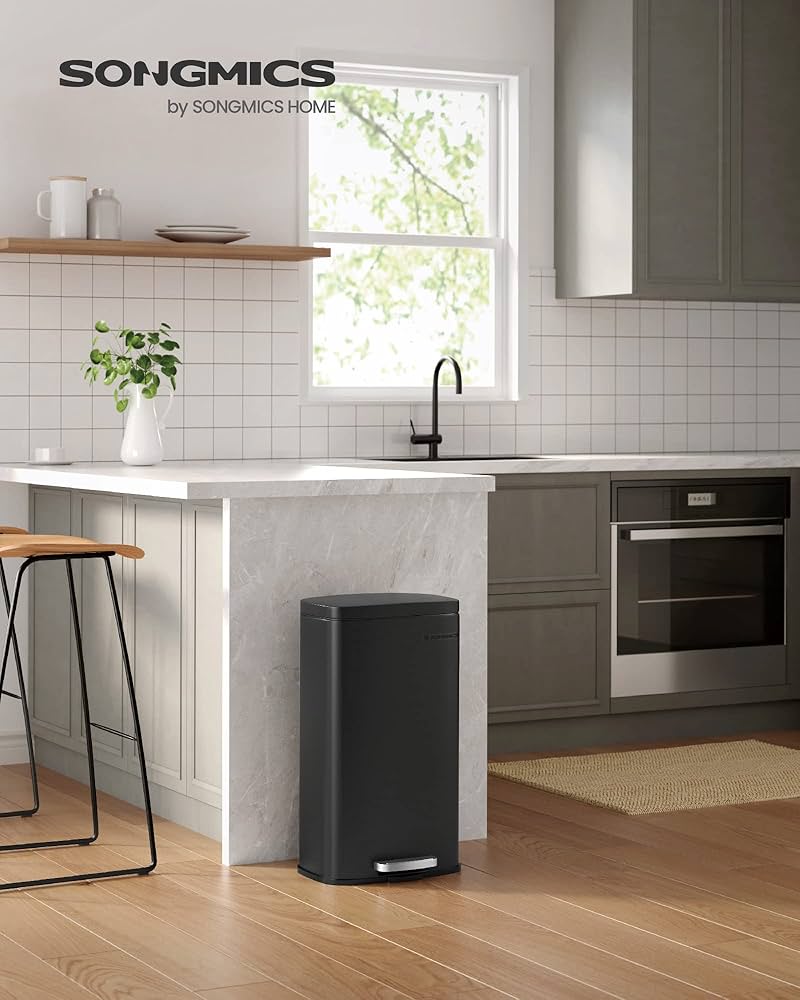 Amazon｜SONGMICS ゴミ箱 ふた付き 30L ペダル式ダストボックス